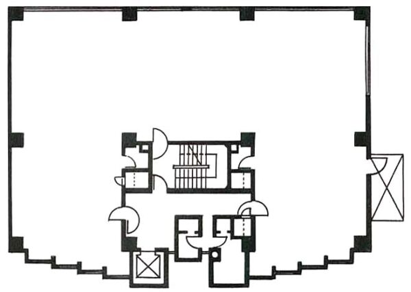 (九段プラザビルの平面図)  (九段プラザビルの平面図)